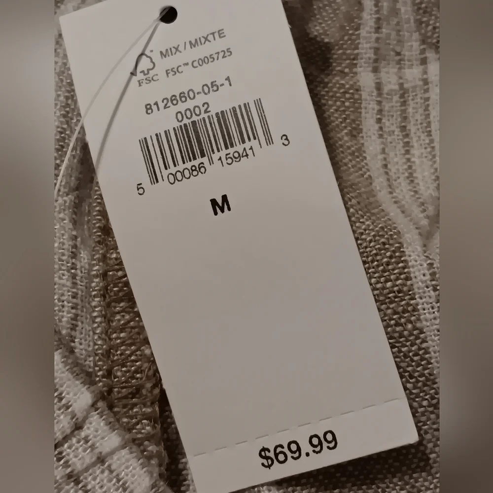 Banana Republic Linen Blend Capri Pants‎ Women Tan SzM Resortwear Vacation